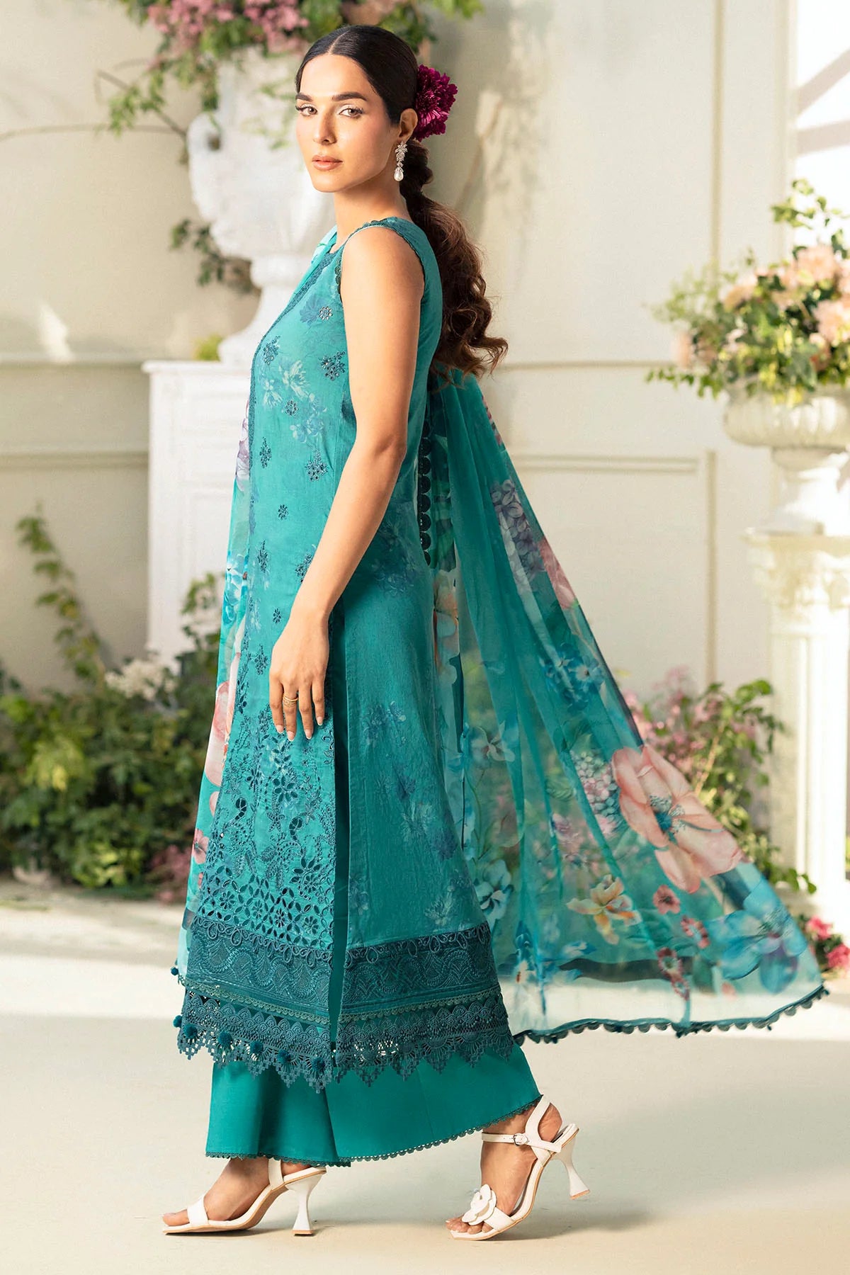 5432-MARIGOLD EMBROIDERED LAWN UNSTITCHED