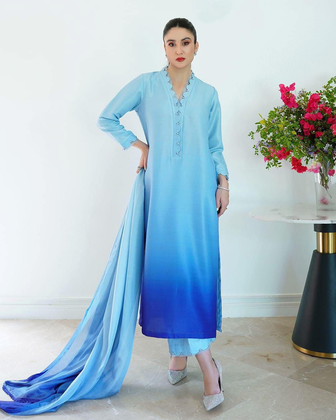 3PC Suit Shamooz Silk