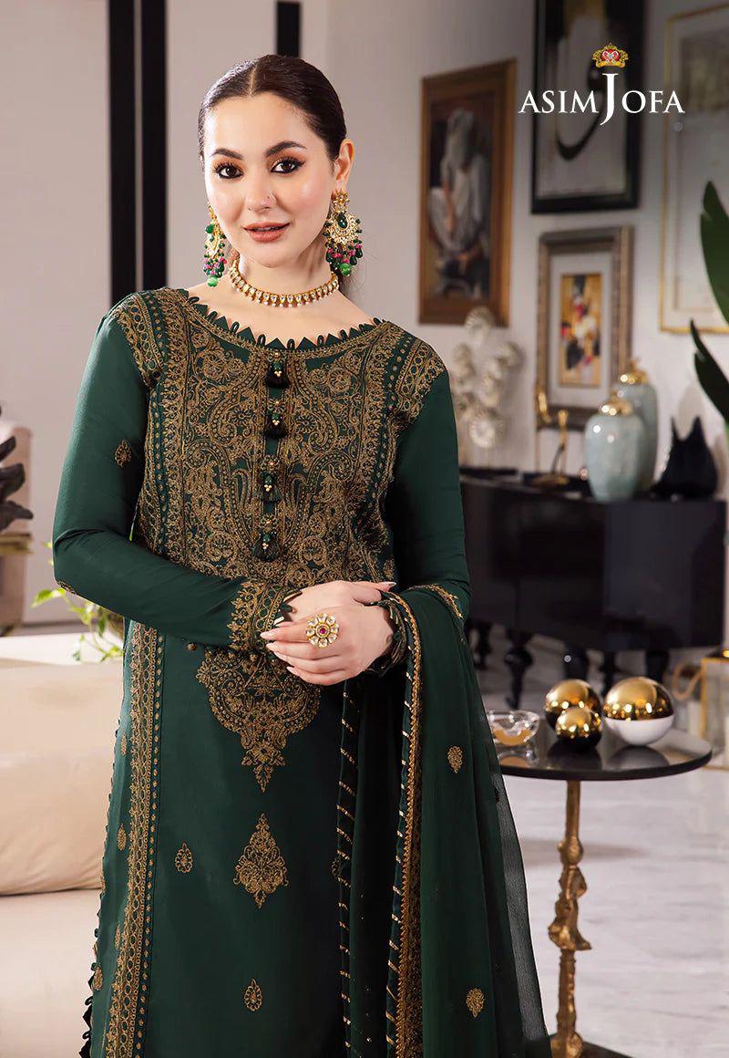 ASIMJOFA RANG E NOOR EMBROIDERED CHIFFON COLLECTION
