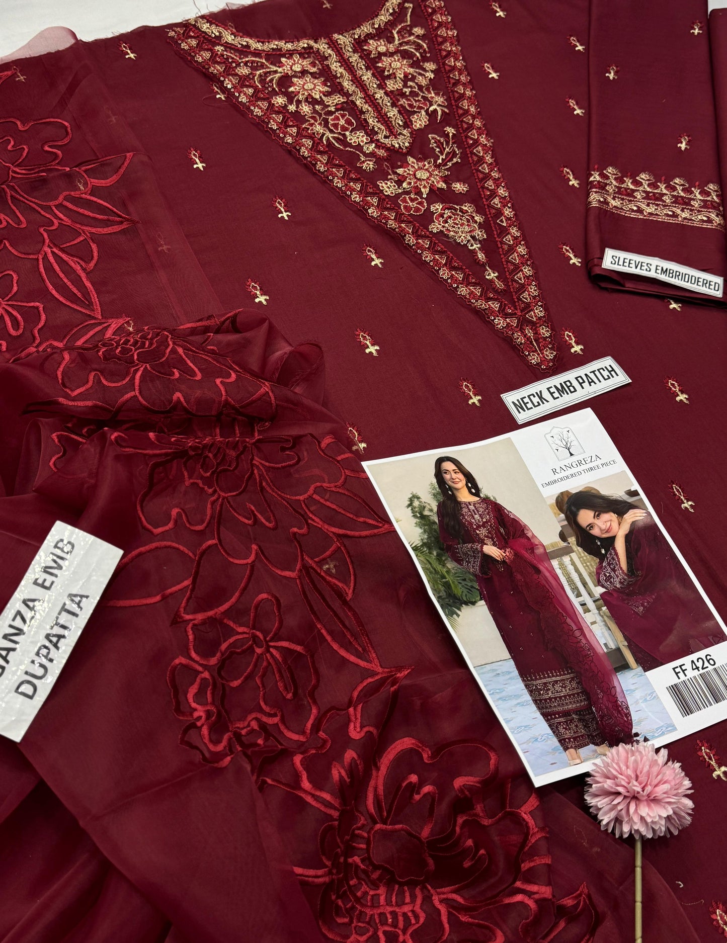 RANGREZA BRAND LUXURY EMBROIDERED
