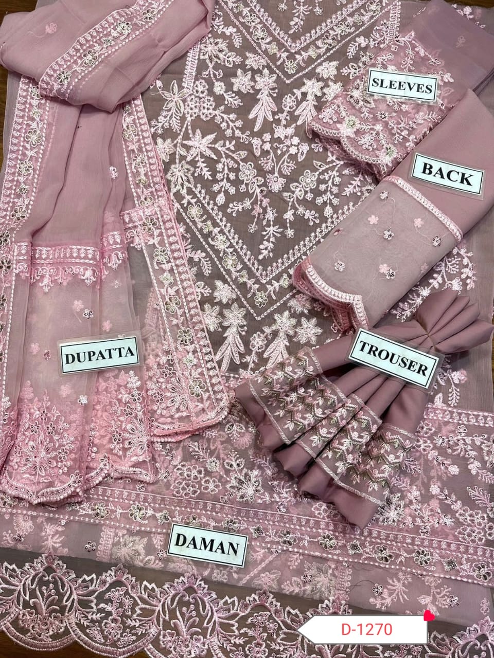 BARQOUE BRAND LUXURY EMBROIDERED