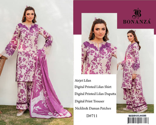 BONANZA BRAND PRINTED EMBROIDERD ARTICLE