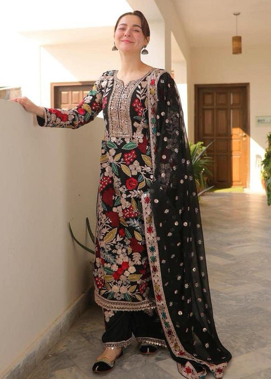 RANGEASIYA BRAND LUXURY CHIFFON EMBROIDERED ARTICLE
