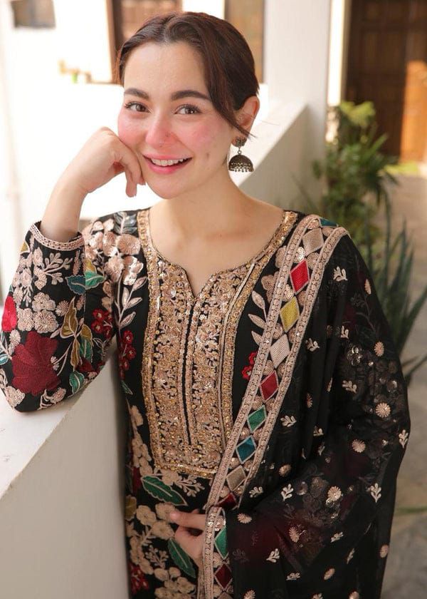 RANGEASIYA BRAND LUXURY CHIFFON EMBROIDERED ARTICLE