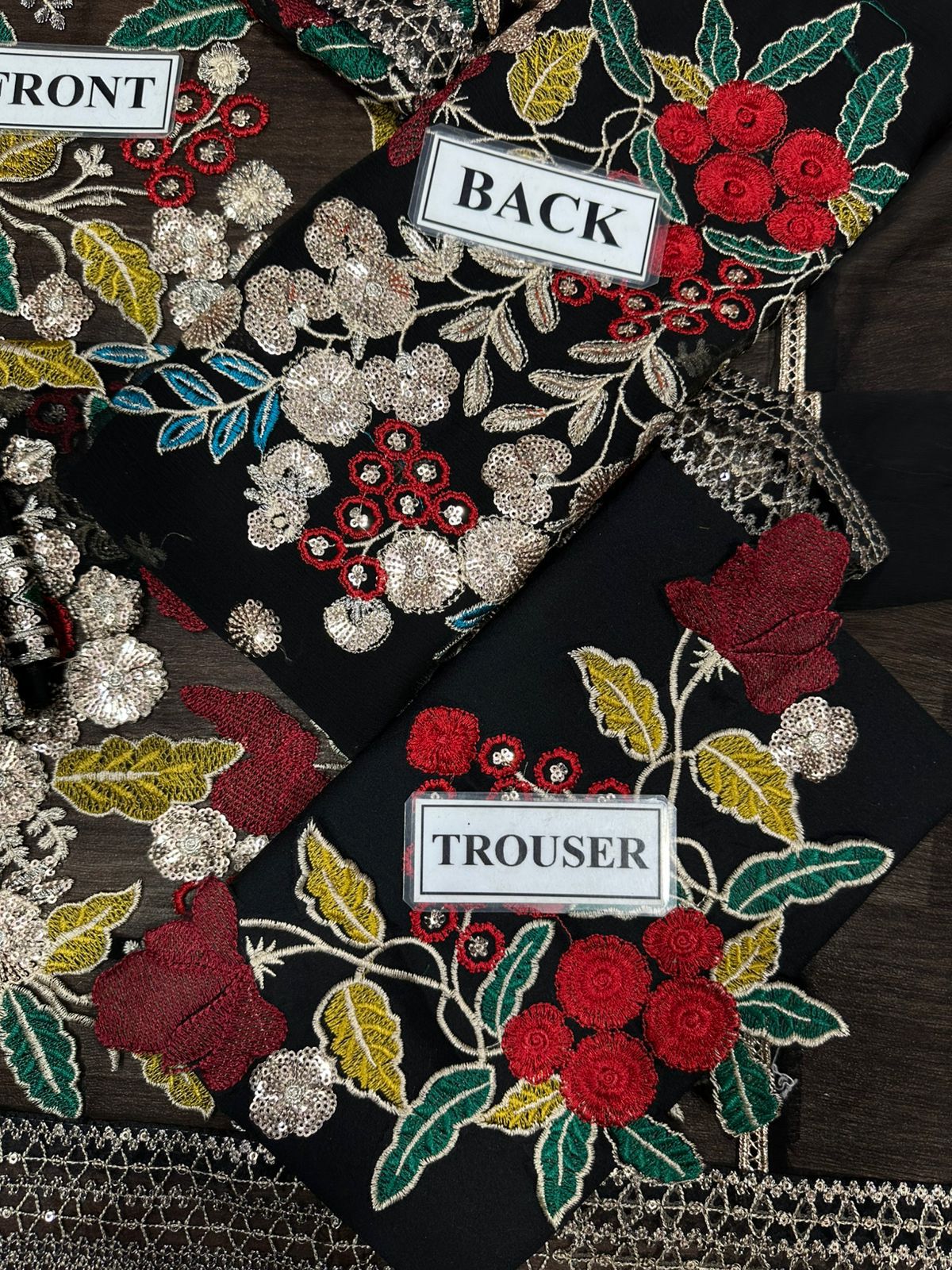 RANGEASIYA BRAND LUXURY CHIFFON EMBROIDERED ARTICLE
