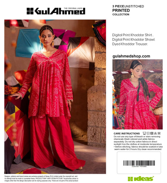 GUL AHMED CHUNRI STYLE PRINTED