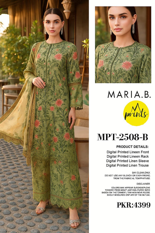 MARIA.B. PRINTED LINEN NEW TRENDING VOL