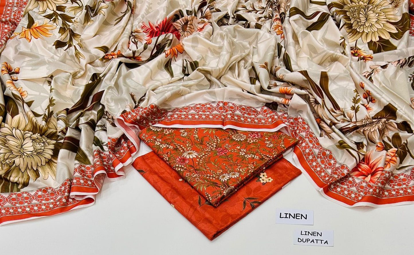 MARIA.B. PRINTED LINEN NEW TRENDING VOL