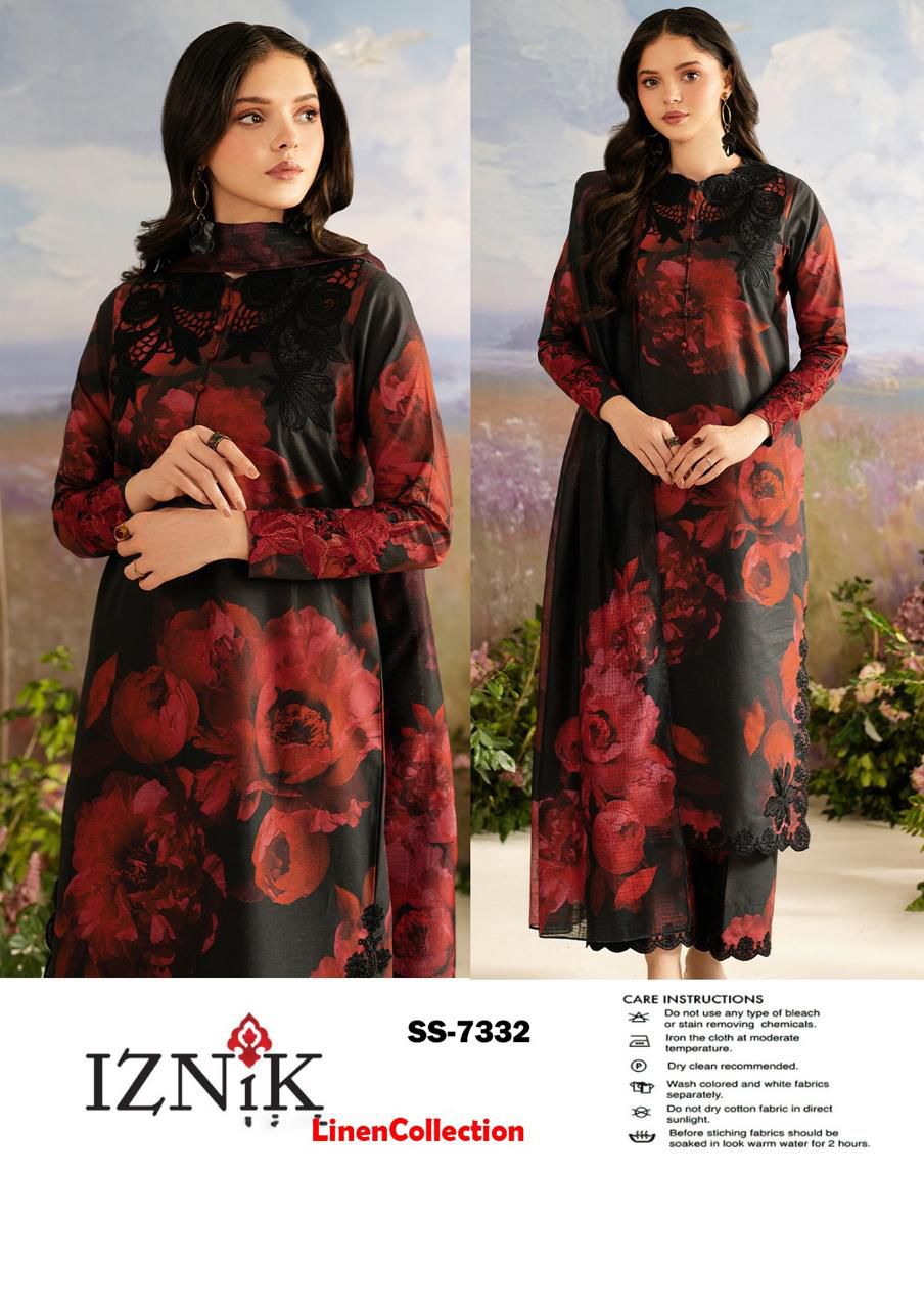 IZNIK PRINTED LINEN NEW TRENDING VOL