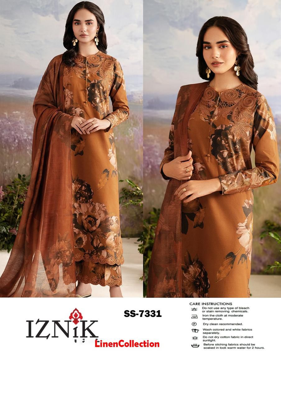 IZNIK PRINTED LINEN NEW TRENDING VOL