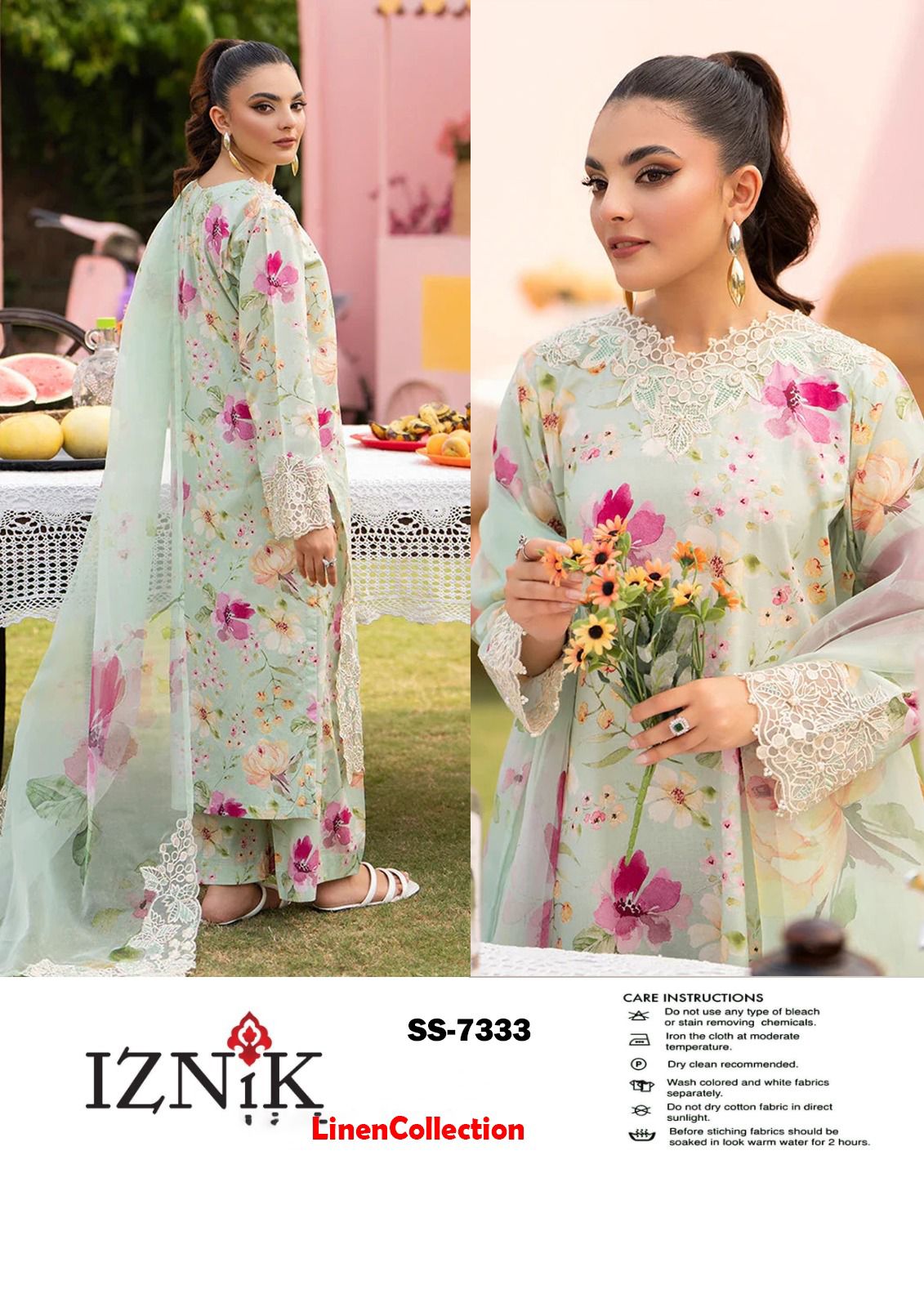 IZNIK PRINTED LINEN NEW TRENDING VOL