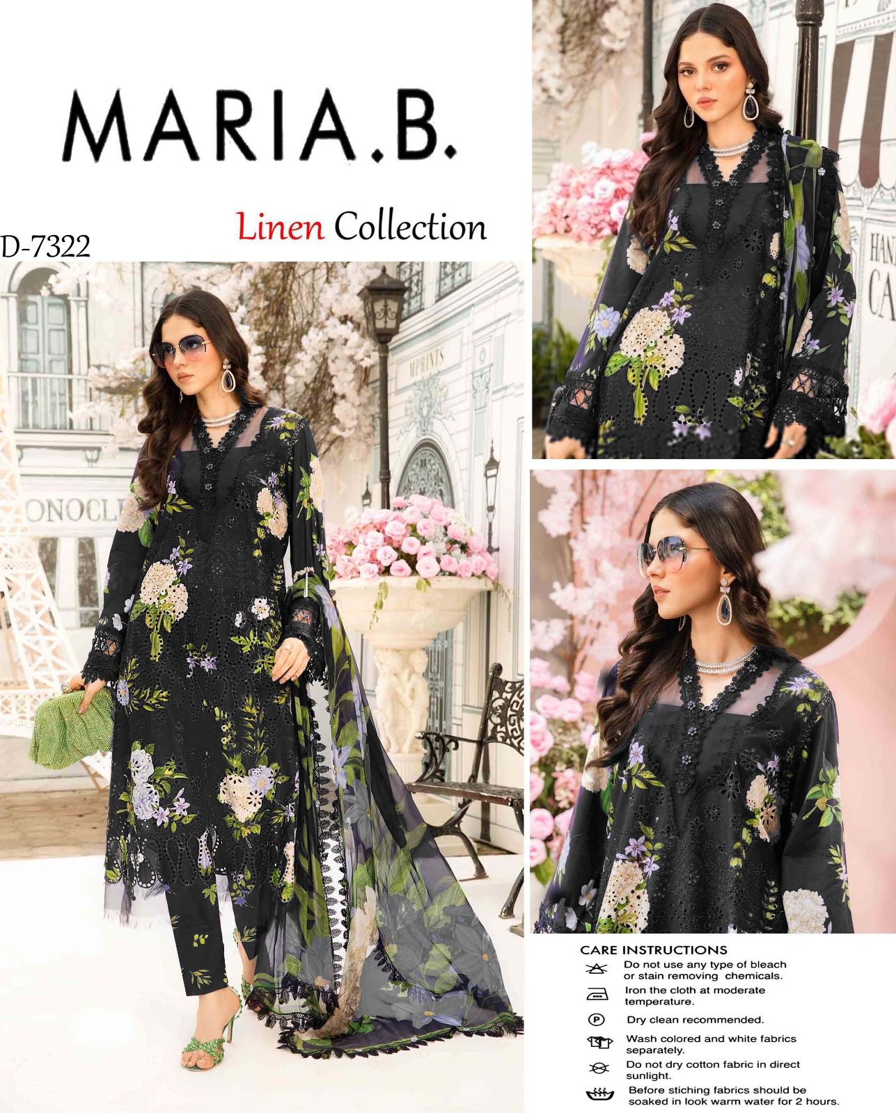MARIA.B. PRINTED LINEN NEW TRENDING VOL