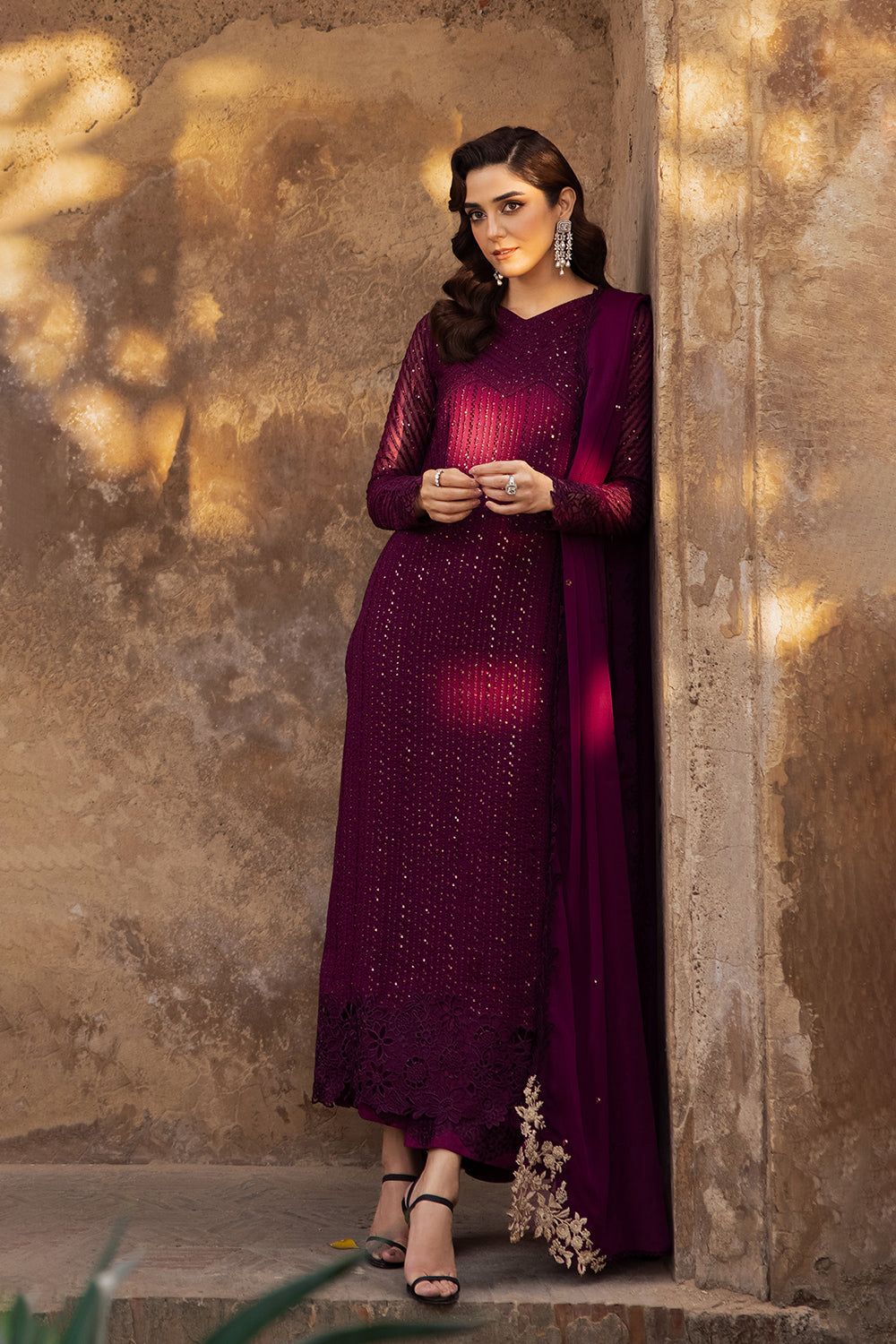 WEDDING EDITION CHIFFON EMBROIDERED ARTICLE