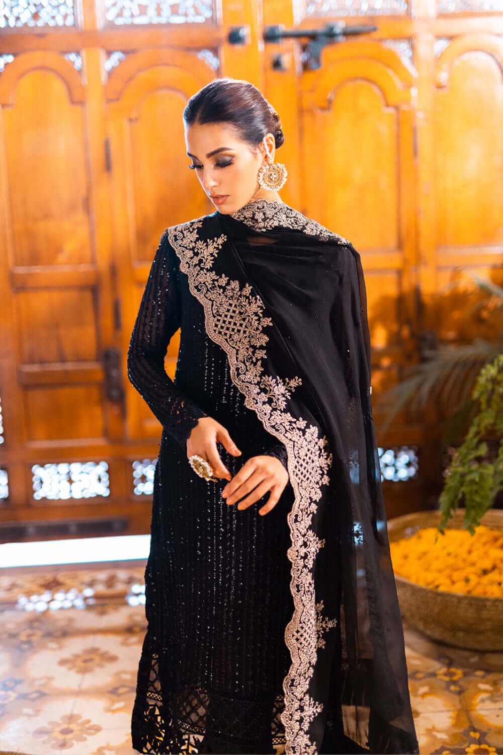 AZURE WEDDING EDITION CHIFFON EMBROIDERED ARTICLE