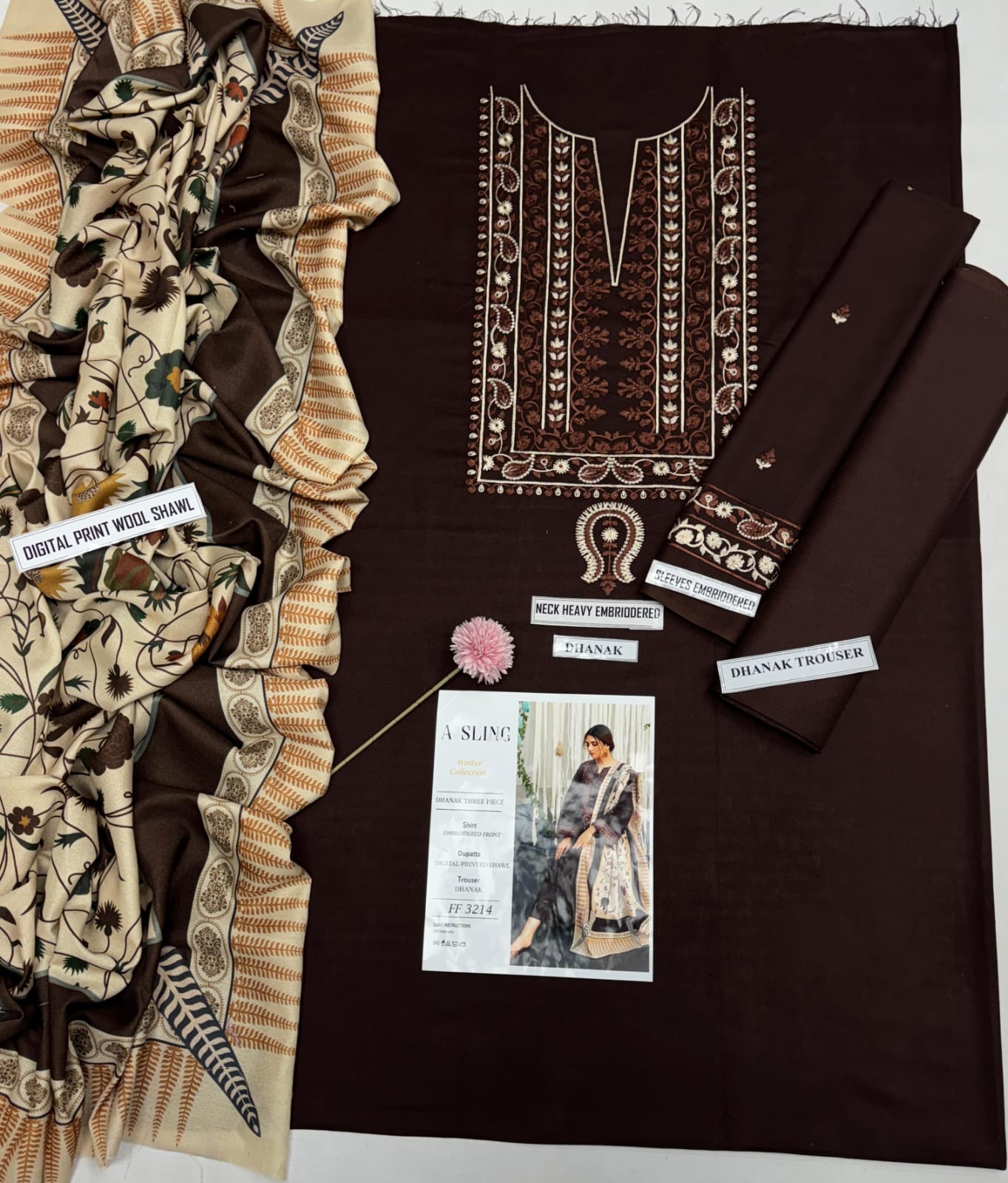 Aisling Brand Luxury Embroidered Article