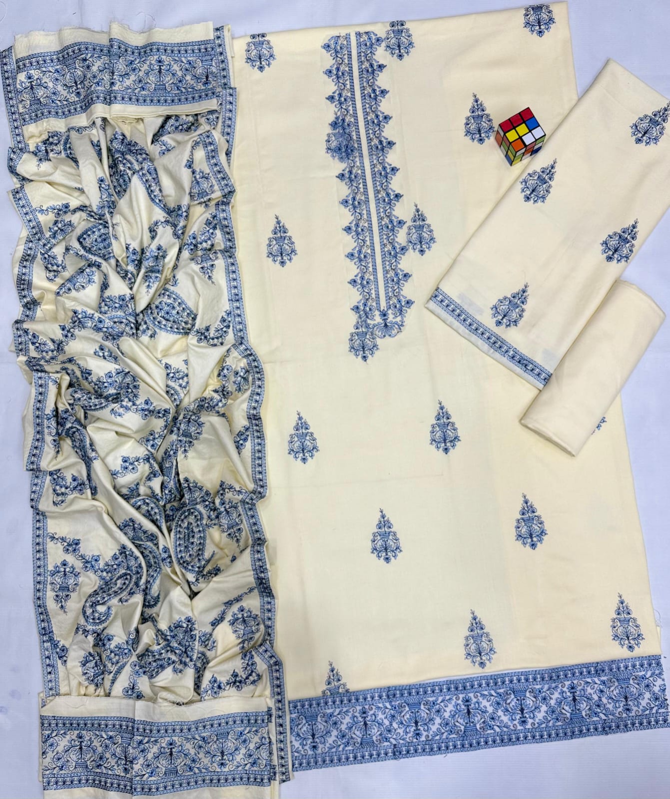 Bareeze Brand Luxury Embroidered Suit