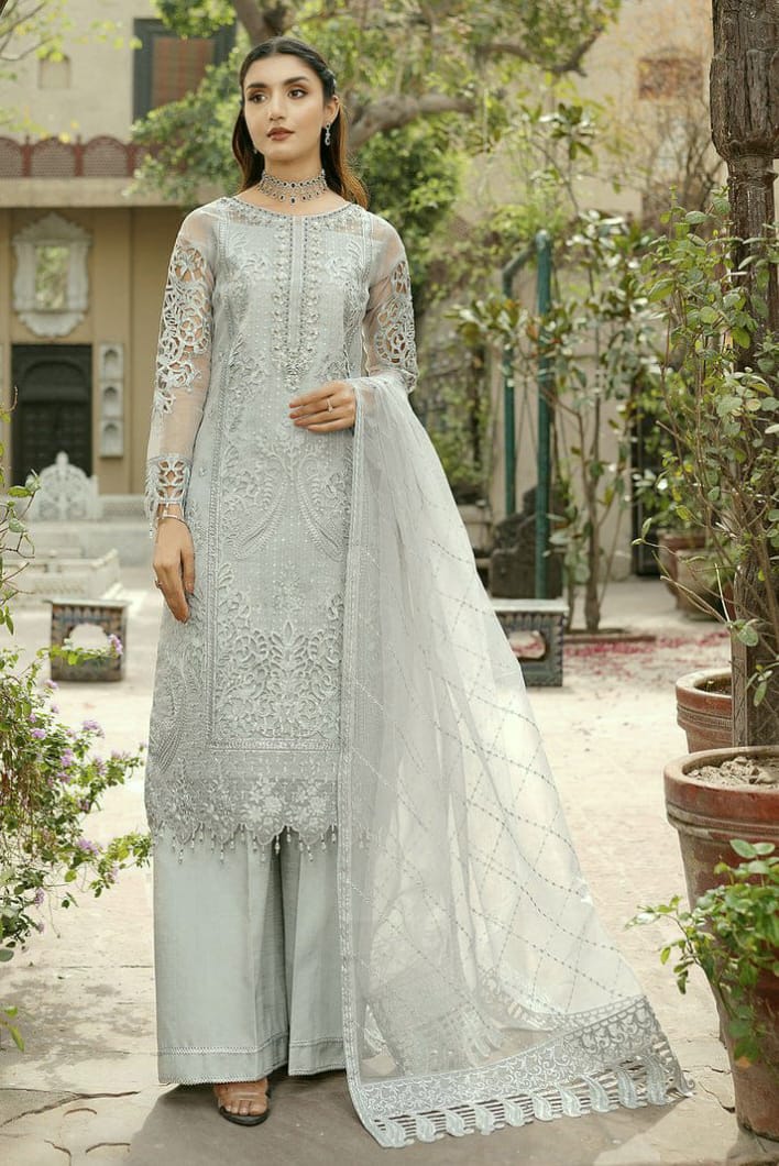 ADAN LIBAS Organza Embroidered Cutwork