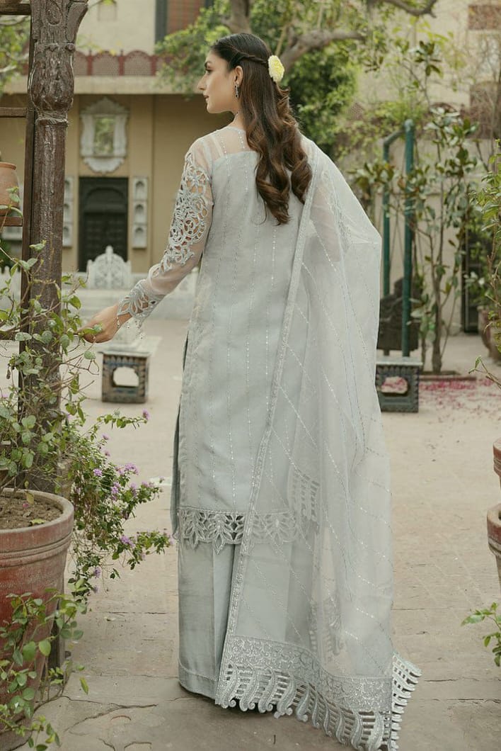 ADAN LIBAS Organza Embroidered Cutwork