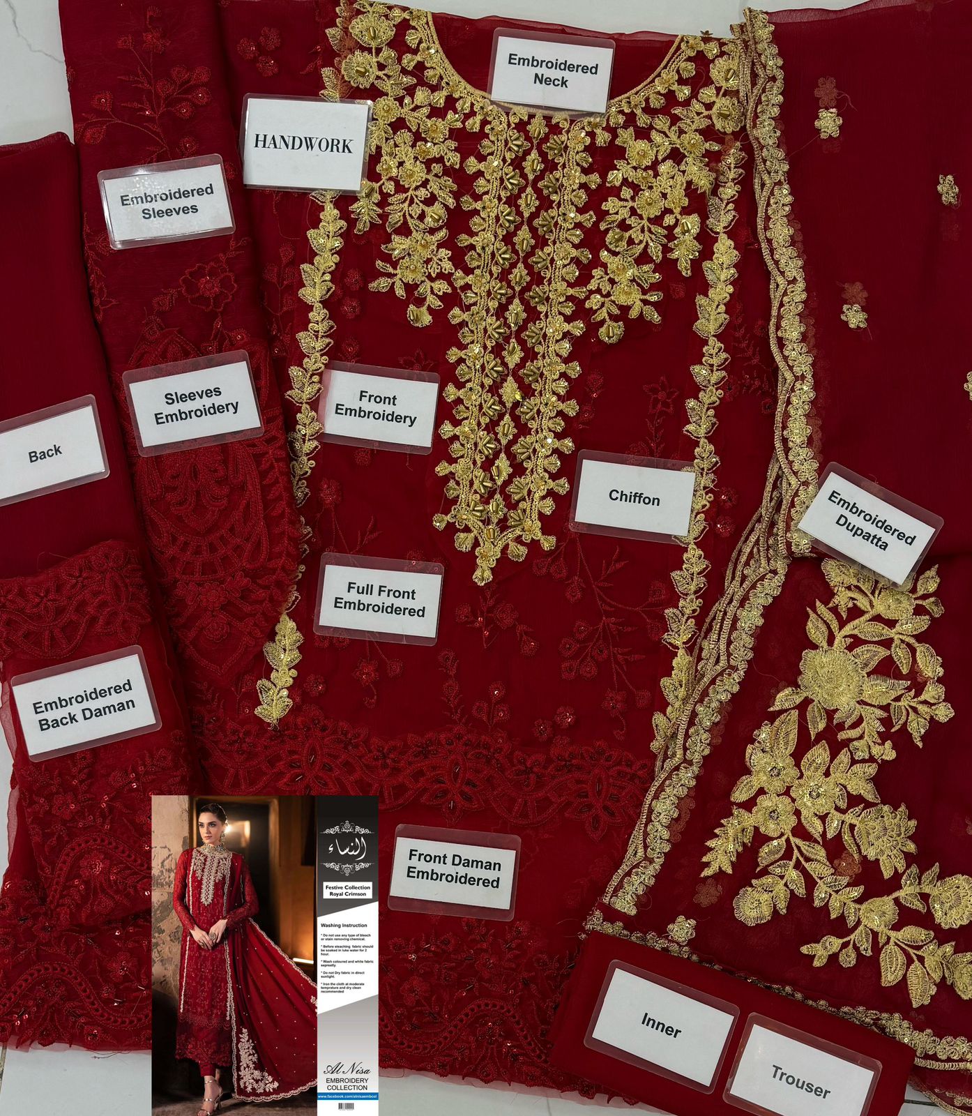 AZURE – ROYAL CRIMSON