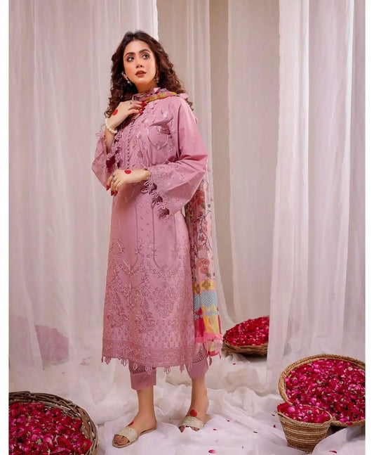 LIMELIGHT Dhanak Embroidered Suit