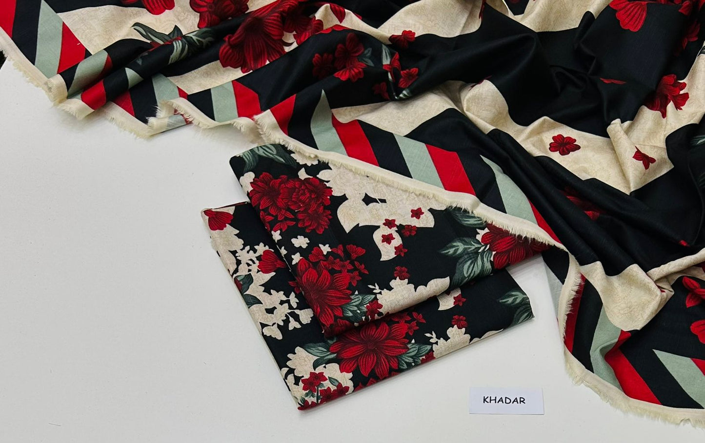 BAROQUE BRAND PRINTED KHADDAR