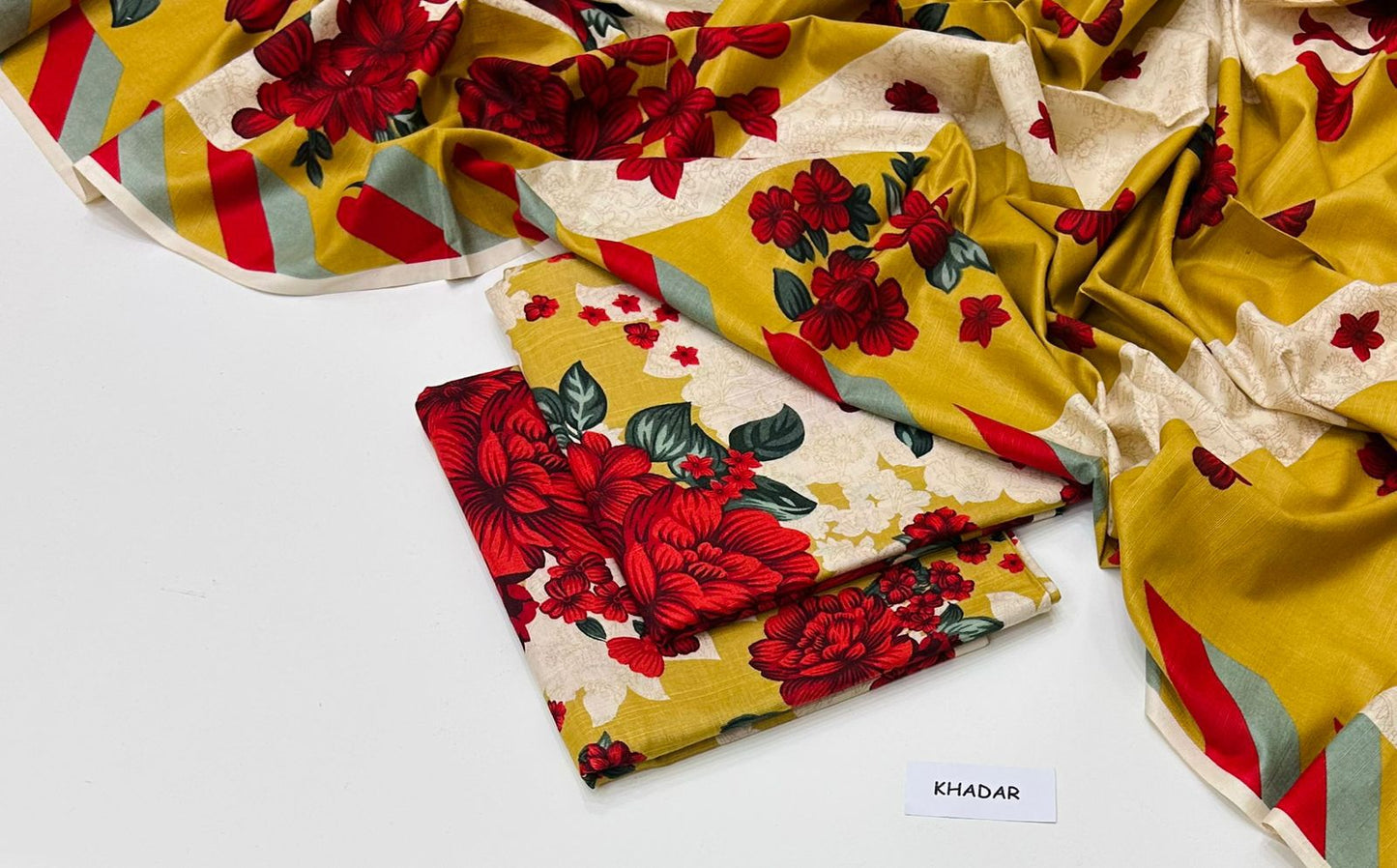 BAROQUE BRAND PRINTED KHADDAR
