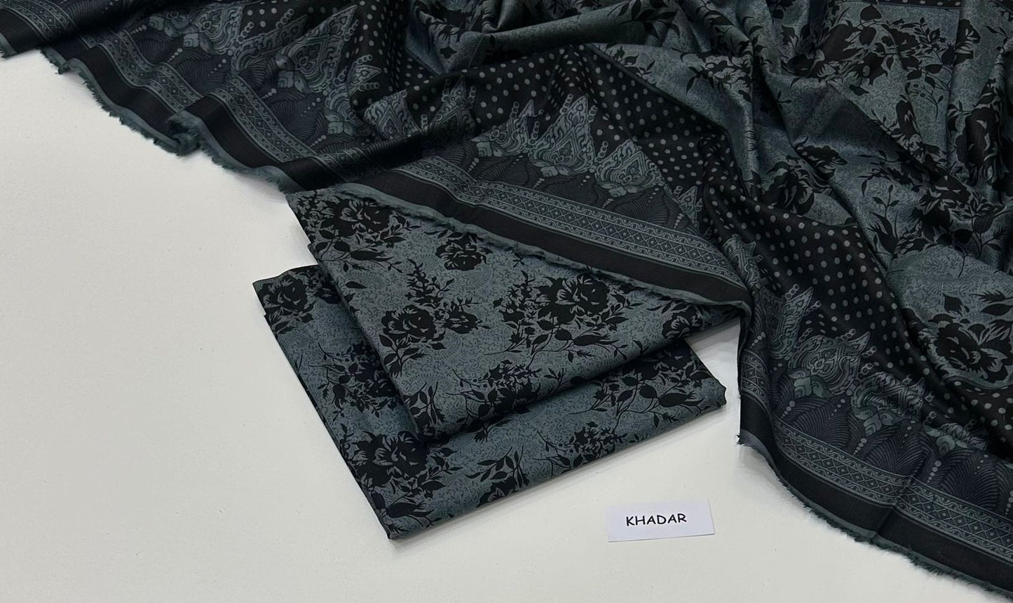 BAROQUE BRAND PRINTED KHADDAR