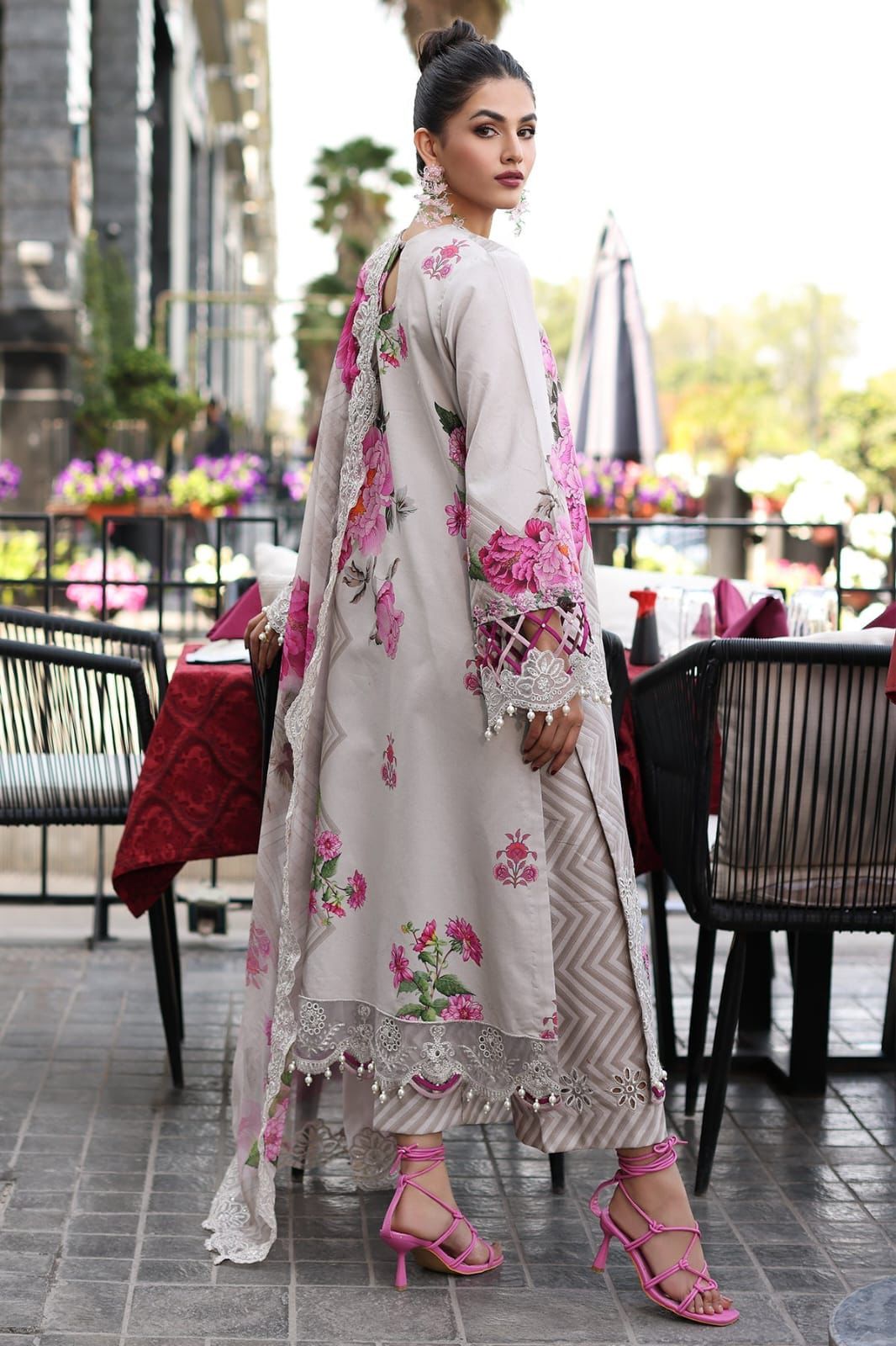 ASIFA NABEEL shamooz silk Embroidered Suit