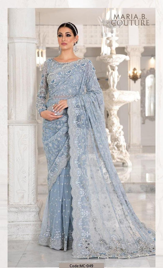 MARIA.B SAREE NET EMBOROIDERED LUXURY COLLECTION