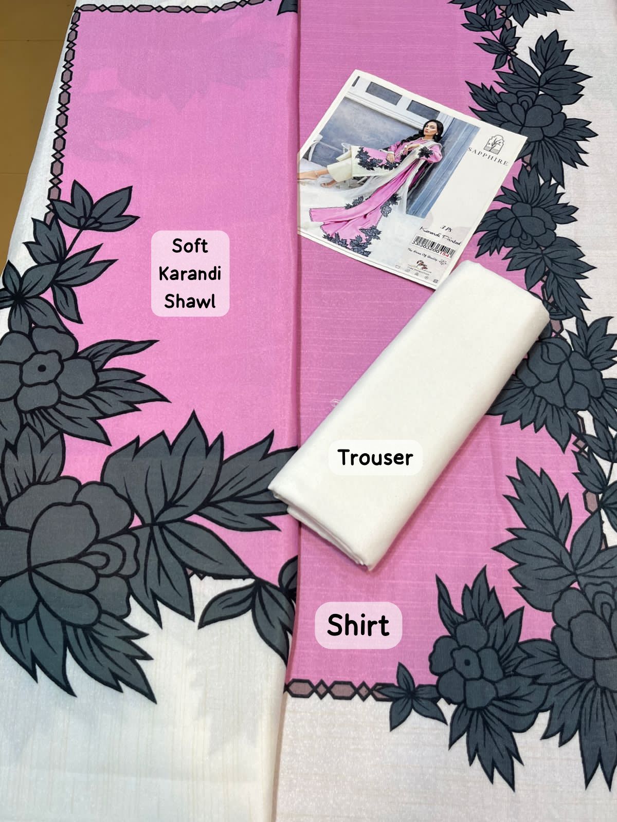 Fine Quality soft Digital Printed _Karandi