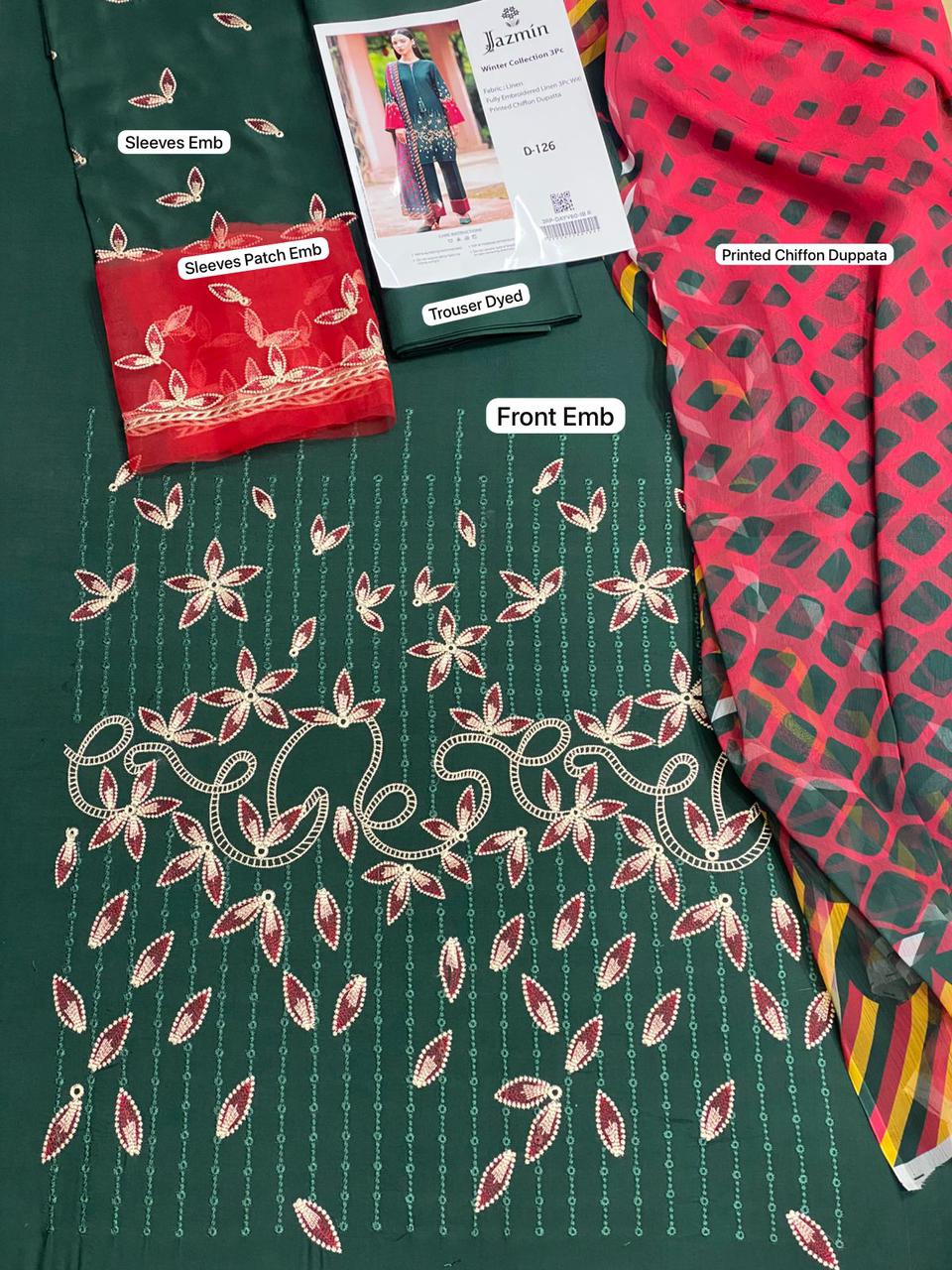 Jazmin Embroidered LINEN