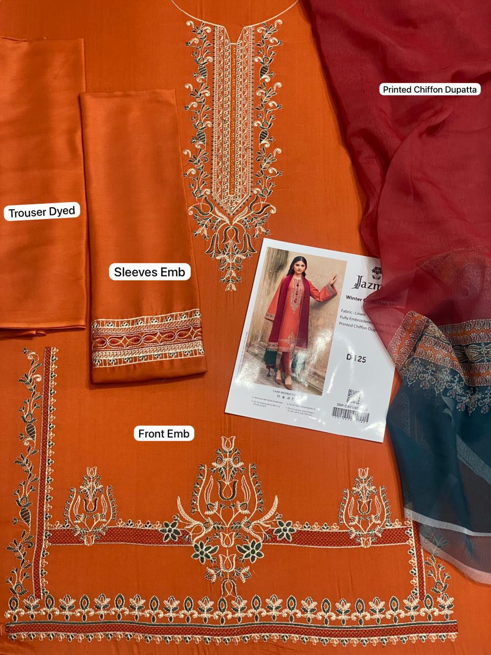 Jazmin Embroidered LINEN