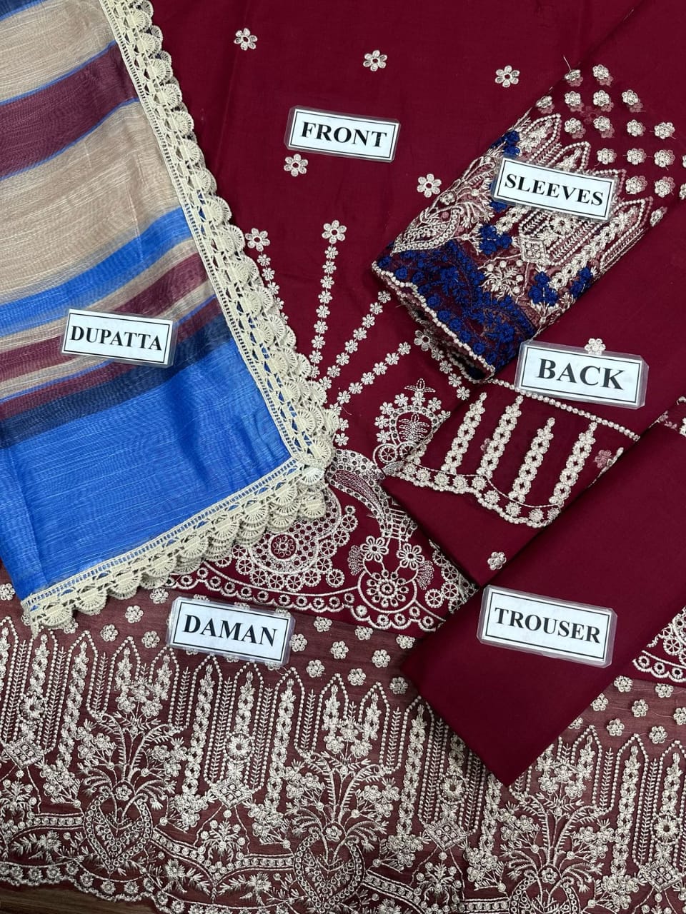 ZAINAB CHOTTANI BRAND LUXURY PREMIUM EDITION EMBRIODERED