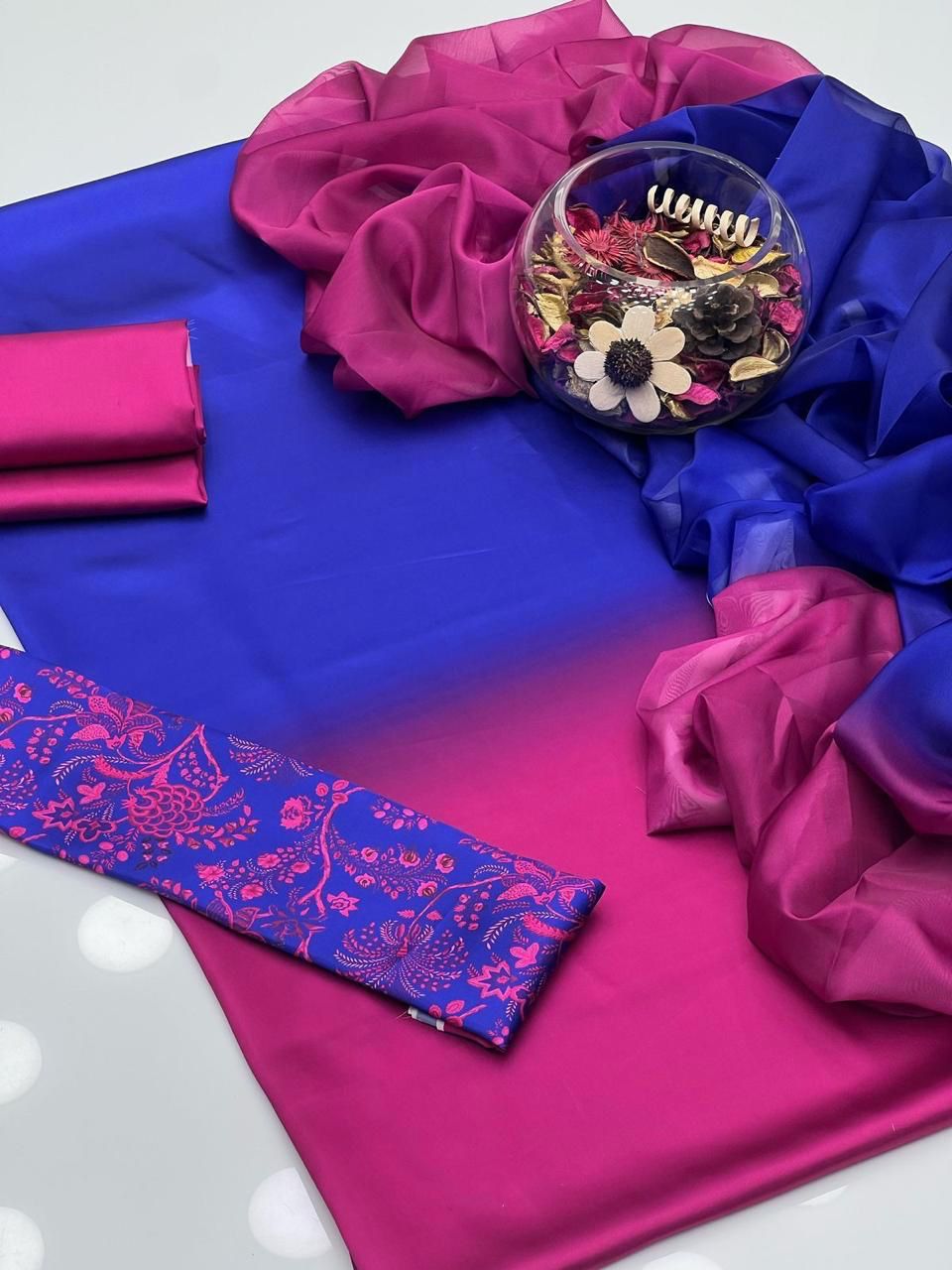Shamooz Silk Tie N Die Digital Print