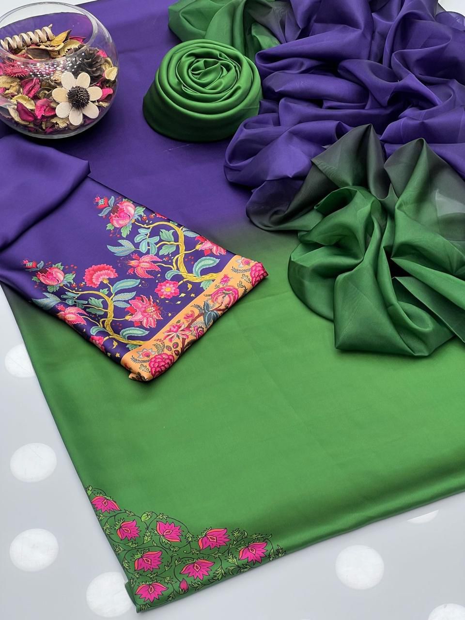 Shamooz Silk Tie N Die Digital Print