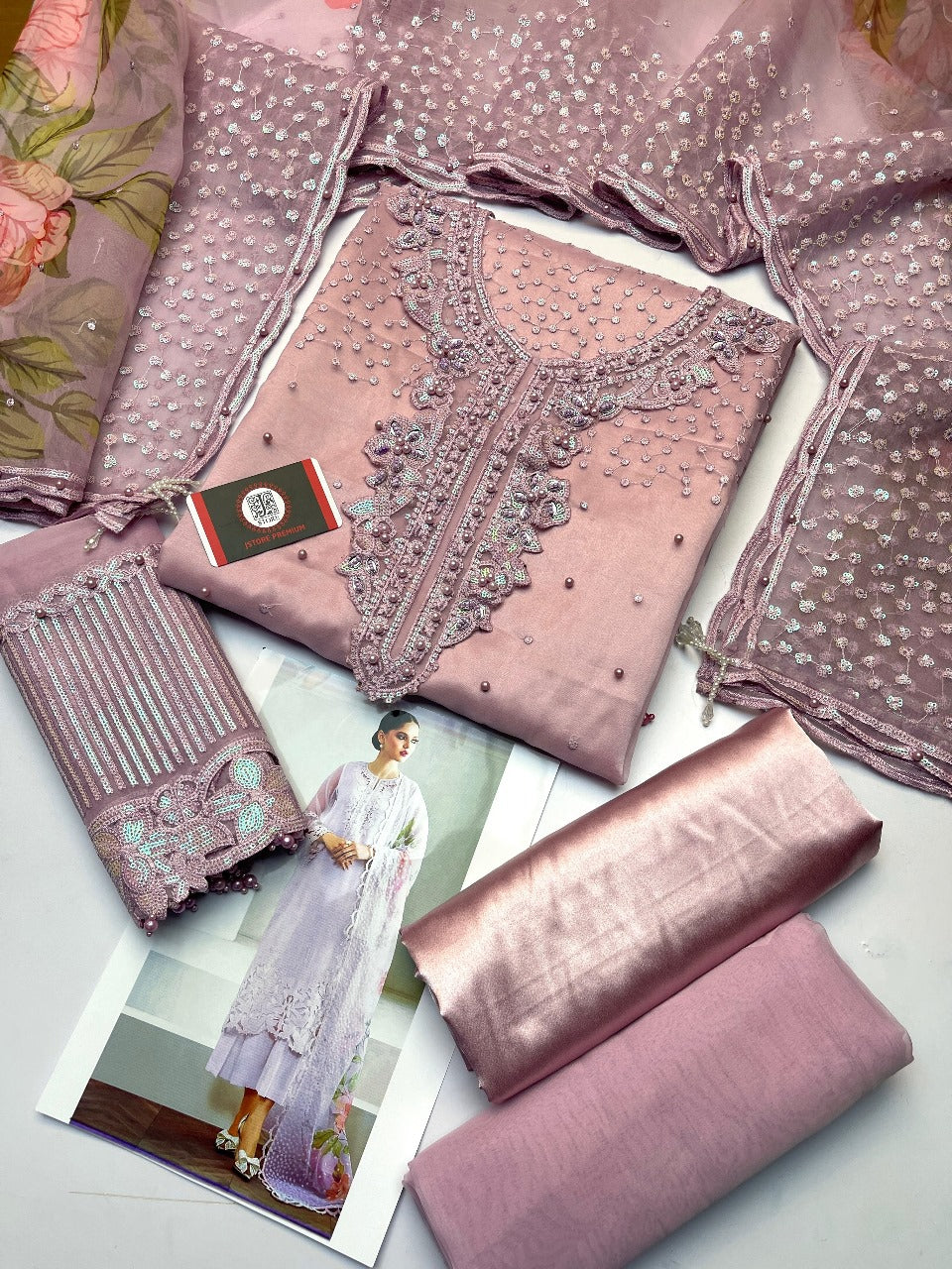 BARQOUE BRAND LUXURY EMBROIDERED
