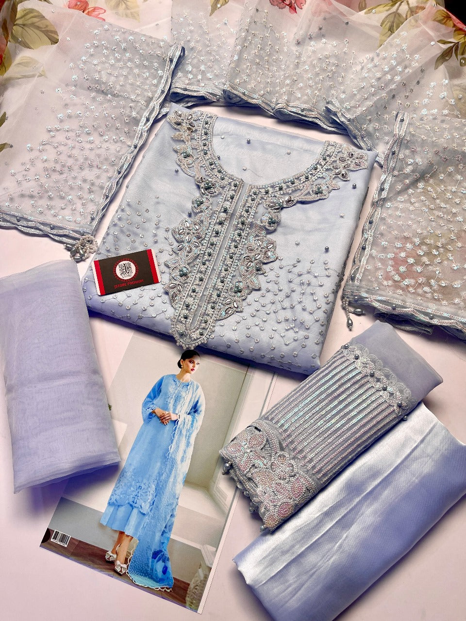 BARQOUE BRAND LUXURY EMBROIDERED