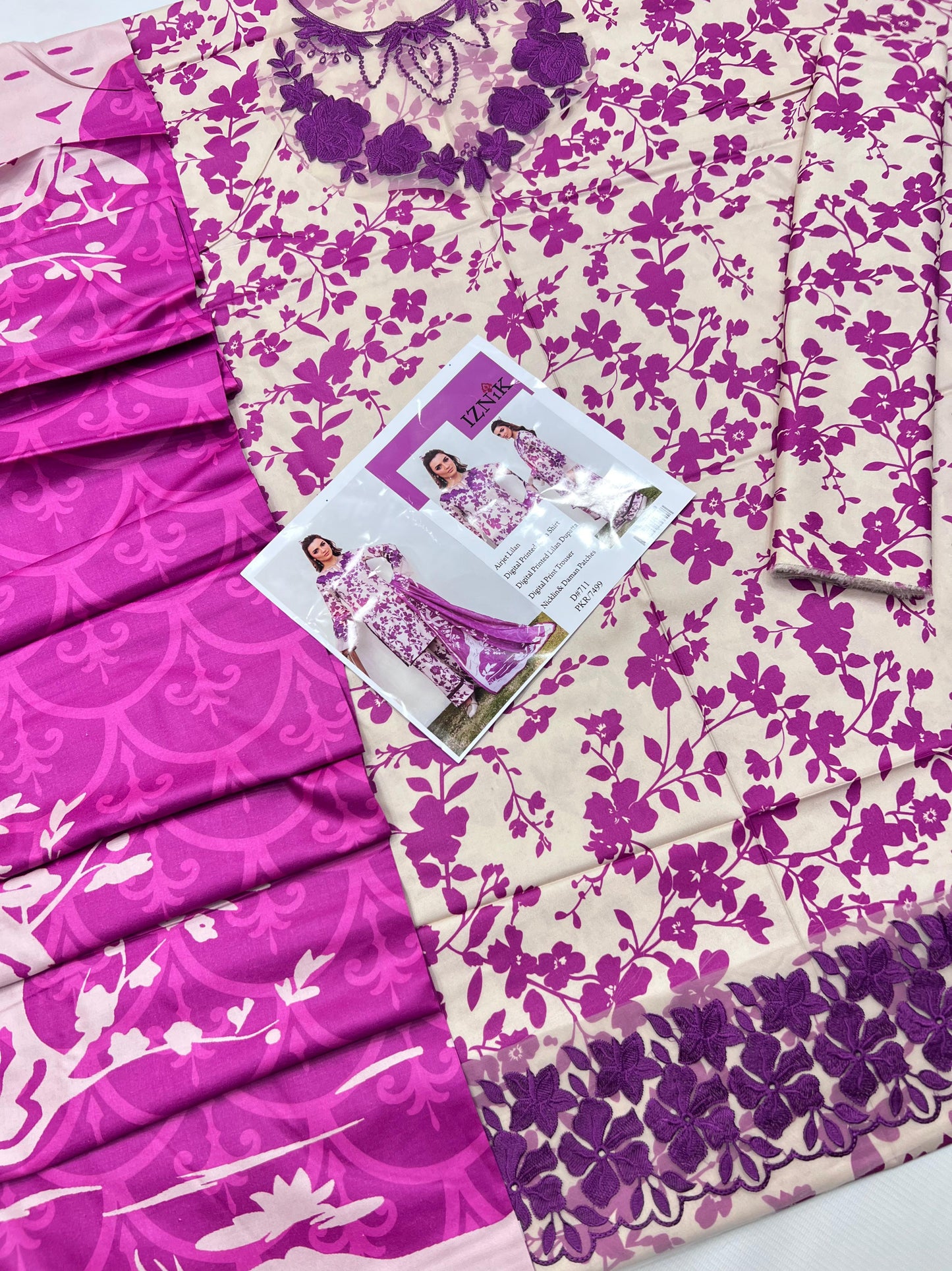 BONANZA BRAND PRINTED EMBROIDERD ARTICLE