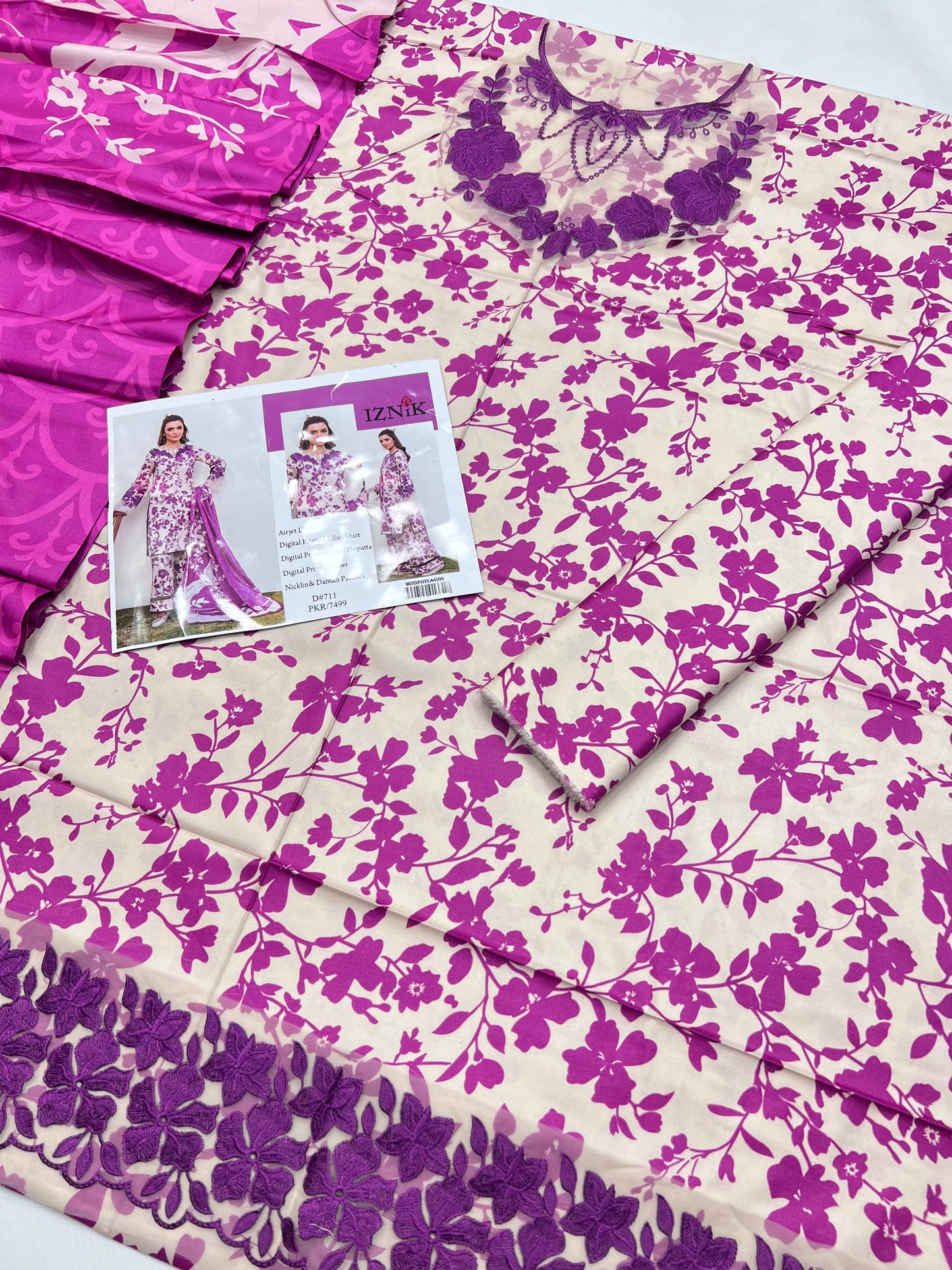 BONANZA BRAND PRINTED EMBROIDERD ARTICLE