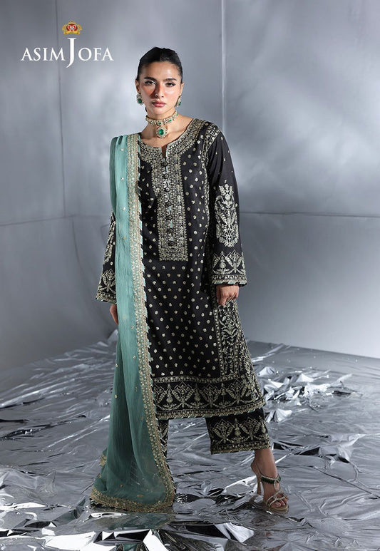 ASIMJOFA BRAND LUXURY CHIFFON EMBROIDERED ARTICLE