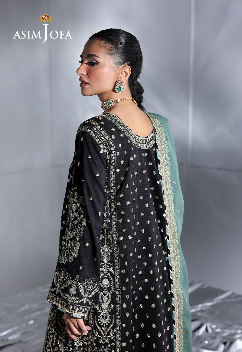 ASIMJOFA BRAND LUXURY CHIFFON EMBROIDERED ARTICLE