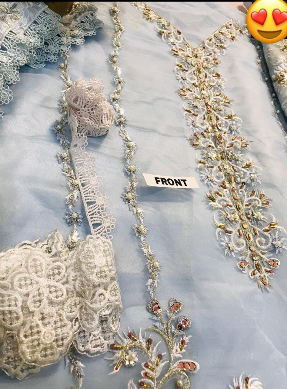MUSHQ BRAND LUXURY ORGANZA SUIT