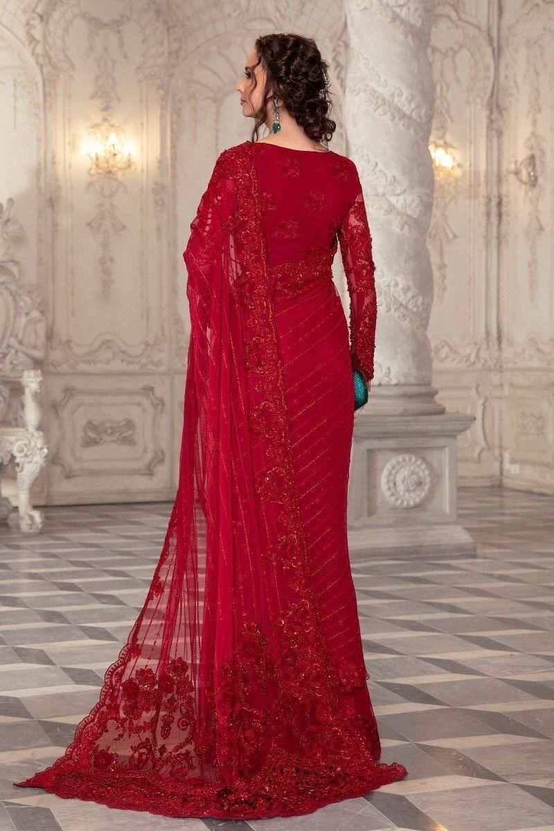 MARIA.B SAREE NET EMBROIDERED LUXURY COLLECTION