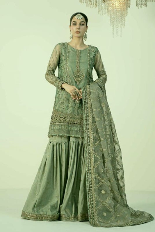 MARIA.B Organza Embroidered luxury Suit